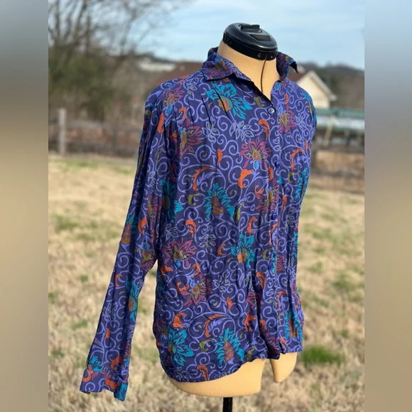 Vintage Karen Kane blouse shirt - Picture 3 of 7